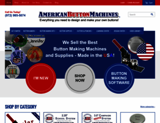 americanbuttonmachines.com screenshot