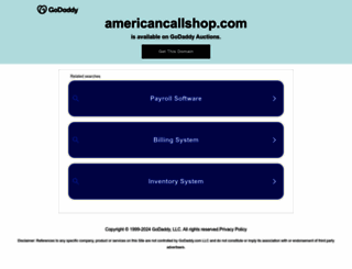 americancallshop.com screenshot