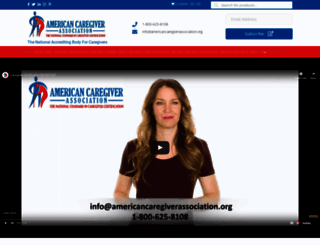 americancaregiverassociation.org screenshot