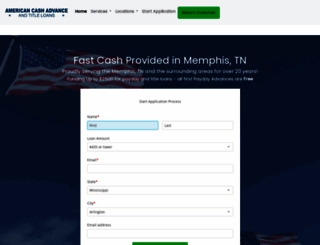 americancashadvance.biz screenshot