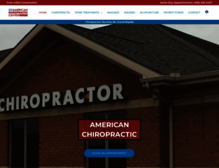 americanchiropractic.com screenshot