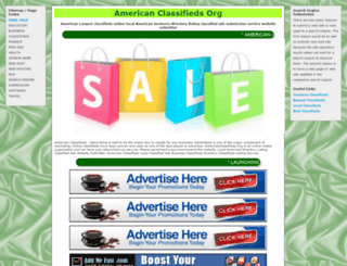 americanclassifieds.org screenshot