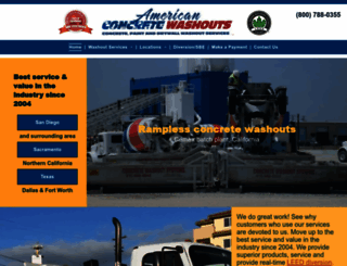 americanconcretewashouts.com screenshot