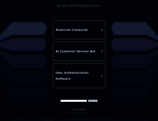 americanconquest.com screenshot