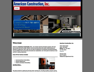 americanconstructionincorporated.com screenshot