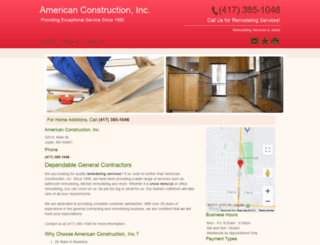 americanconstructionmo.com screenshot