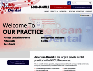 americandental.com screenshot