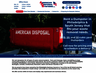 americandisposalsystems.com screenshot