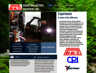 americanelectricequipment.com screenshot