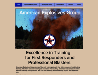americanexplosivesgroup.com screenshot