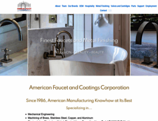 americanfaucetcorp.com screenshot