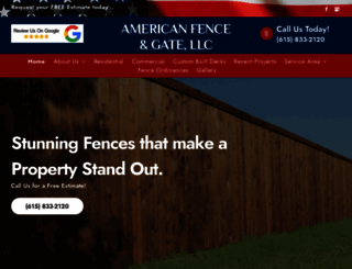 americanfenceandmore.com screenshot