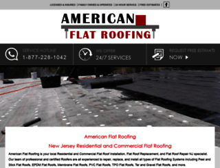 americanflatroofing.com screenshot