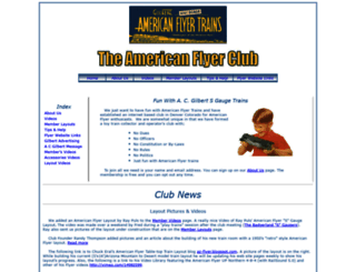 americanflyerclub.org screenshot