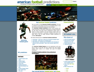 americanfootball-predictions.com screenshot