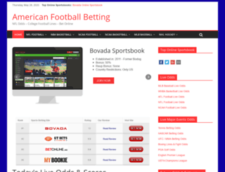 americanfootballbetting.com screenshot