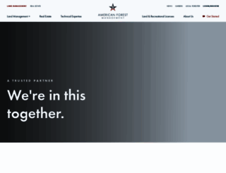 americanforestmanagement.com screenshot