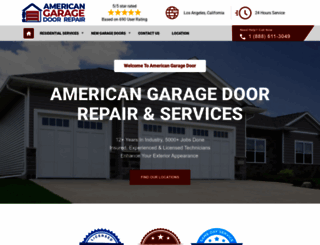americangaragedoorrepair.com screenshot