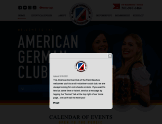 americangermanclub.org screenshot