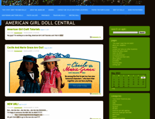 americangirldcentral.wordpress.com screenshot