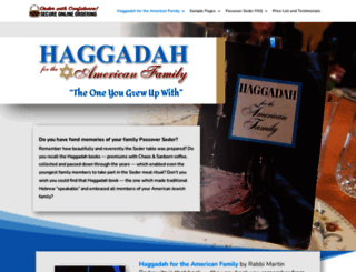 americanhaggadah.com screenshot