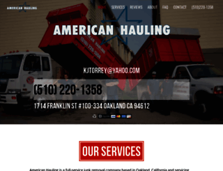 americanhauling.net screenshot