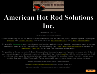 americanhotrodsolutions.com screenshot