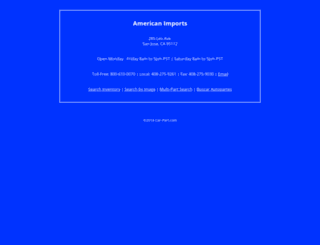 americanimportsautoparts.com screenshot