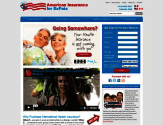 americaninsuranceforexpats.com screenshot