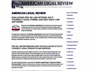 americanlegalreview.com screenshot