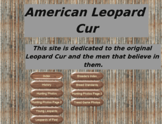 americanleopardcur.com screenshot