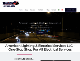americanlightingmaintenance.com screenshot