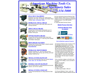 americanmachinetools.com screenshot
