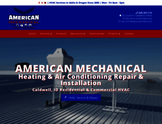americanmechanical.net screenshot