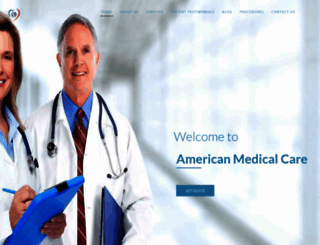 americanmedicalcare.com screenshot