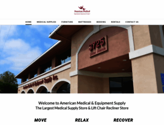 americanmedicalinc.com screenshot