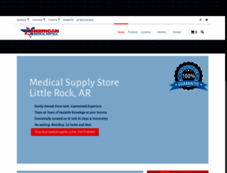 americanmedicalrentals.com screenshot