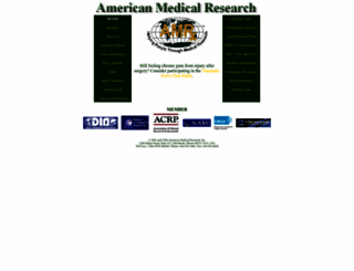 americanmedicalresearch.com screenshot