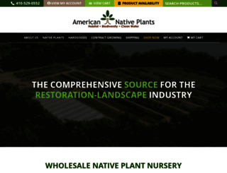 americannativeplants.com screenshot