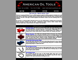 americanoiltools.com screenshot