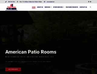 americanpatiorooms.com screenshot