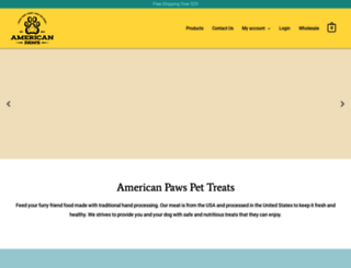 americanpawspet.com screenshot