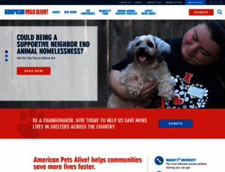 americanpetsalive.org screenshot