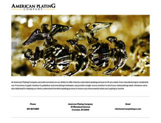 americanplatingco.com screenshot