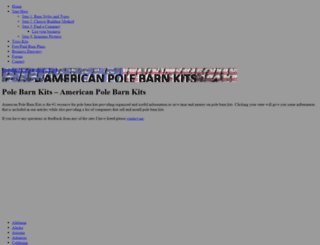 americanpolebarnkits.com screenshot