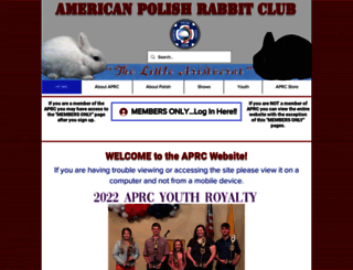 americanpolishrabbitclub.com screenshot