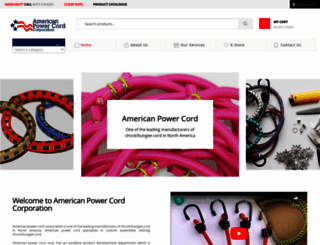 americanpowercord.com screenshot