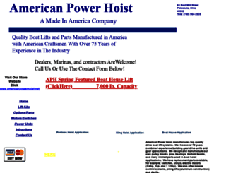 americanpowerhoist.com screenshot
