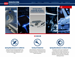 americanprecspring.com screenshot