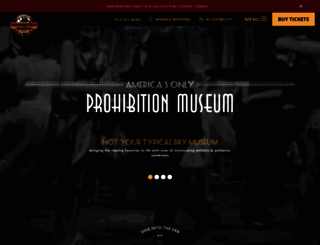 americanprohibitionmuseum.com screenshot